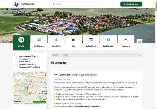Zobrazit webové stránky Obecní úřad Horní Slivno