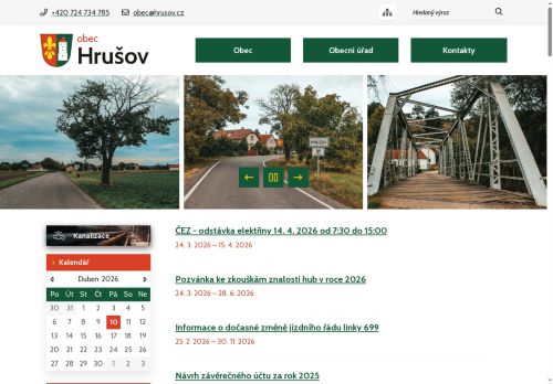 Zobrazit webové stránky Obecní úřad Hrušov
