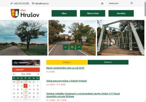 Zobrazit webové stránky Obecní úřad Hrušov