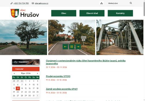 Zobrazit webové stránky Obecní úřad Hrušov
