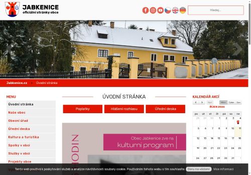 Zobrazit webové stránky Obecní úřad Jabkenice