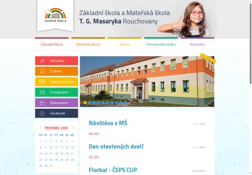 Zobrazit webové stránky ZŠ a MŠ TGM Rouchovany