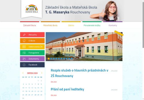 Zobrazit webové stránky ZŠ a MŠ TGM Rouchovany