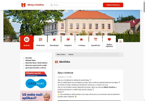 Zobrazit webové stránky Úřad městyse Chotětov