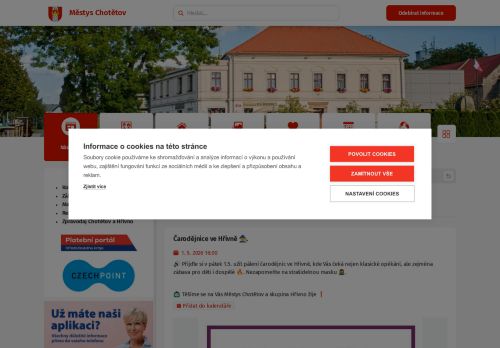 Zobrazit webové stránky Úřad městyse Chotětov