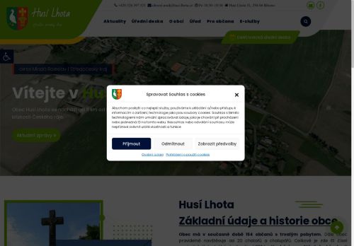 Zobrazit webové stránky Obecní úřad Husí Lhota