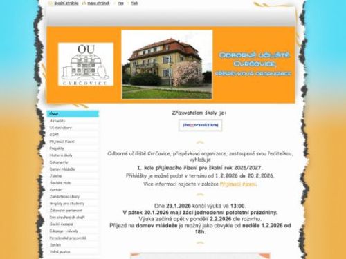 Odborné Učiliště, Cvrčovice 131