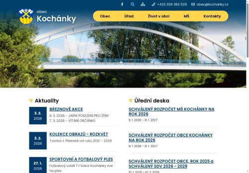 Zobrazit webové stránky Obecní úřad Kochánky