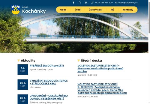 Zobrazit webové stránky Obecní úřad Kochánky