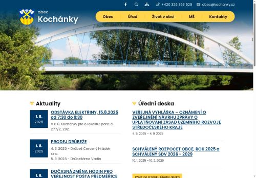 Zobrazit webové stránky Obecní úřad Kochánky