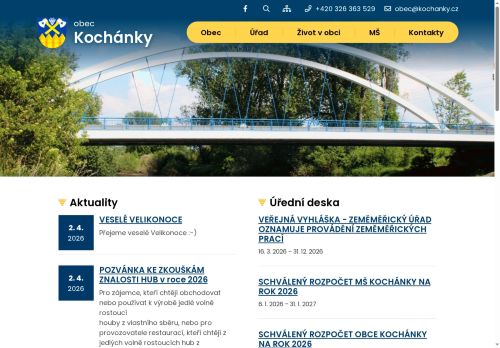 Zobrazit webové stránky Obecní úřad Kochánky