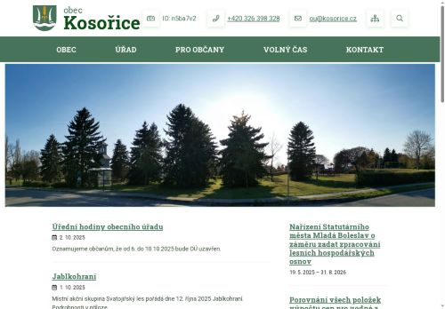 Zobrazit webové stránky Obecní úřad Kosořice