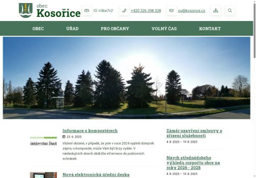 Zobrazit webové stránky Obecní úřad Kosořice