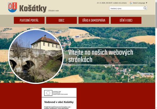 Zobrazit webové stránky Obecní úřad Košátky