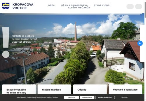 Zobrazit webové stránky Obecní úřad Kropáčova Vrutice
