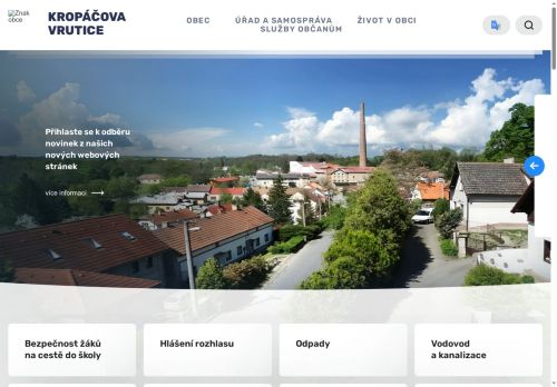 Zobrazit webové stránky Obecní úřad Kropáčova Vrutice
