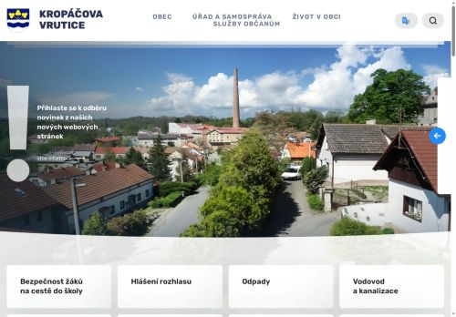 Zobrazit webové stránky Obecní úřad Kropáčova Vrutice