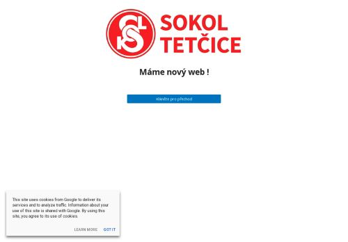 Zobrazit webové stránky TJ Sokol Tetčice