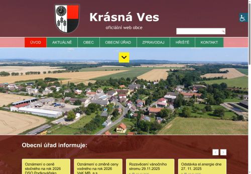 Zobrazit webové stránky Obecní úřad Krásná Ves