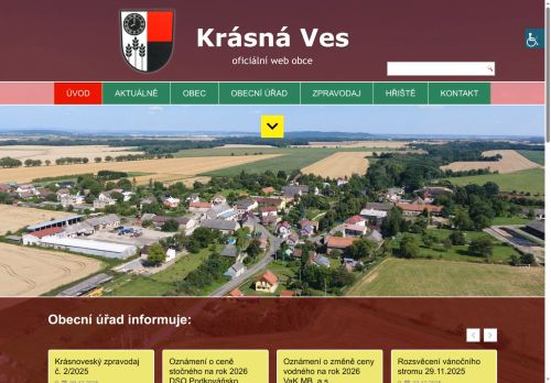 Zobrazit webové stránky Obecní úřad Krásná Ves