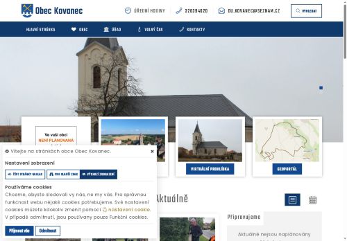 Zobrazit webové stránky Obecní úřad Kovanec