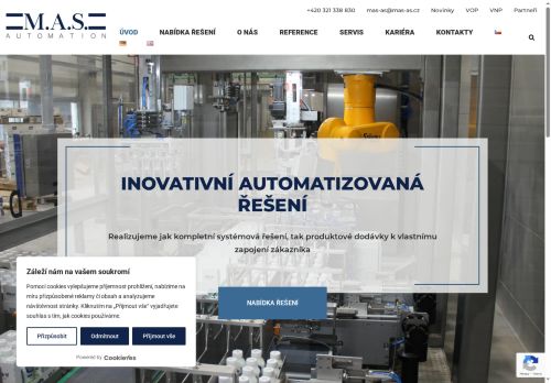 M.A.S. Automation a.s. nabízí práci na pozici Obsluha CNC (frézař a soustružník ) m/ž v obci Kolín