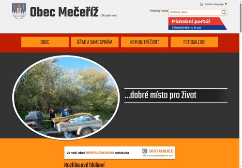 Zobrazit webové stránky Obecní úřad Mečeříž