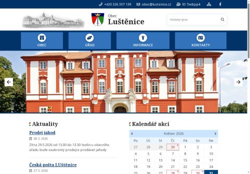 Zobrazit webové stránky Obecní úřad Luštěnice