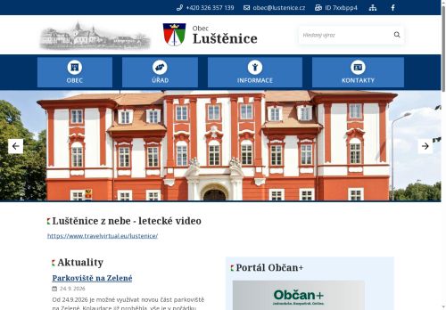 Zobrazit webové stránky Obecní úřad Luštěnice