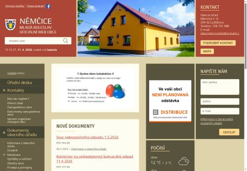 Zobrazit webové stránky Obecní úřad Němčice