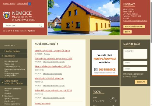 Zobrazit webové stránky Obecní úřad Němčice