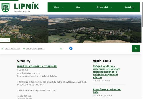 Zobrazit webové stránky Obecní úřad Lipník