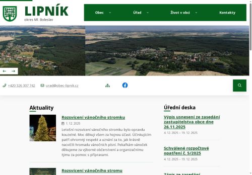 Zobrazit webové stránky Obecní úřad Lipník