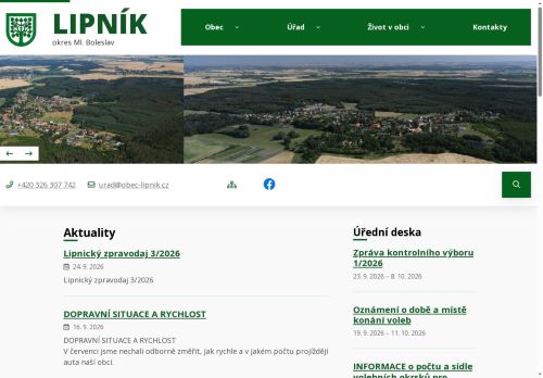 Zobrazit webové stránky Obecní úřad Lipník
