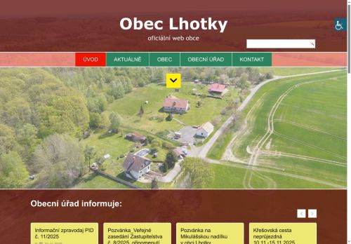 Zobrazit webové stránky Obecní úřad Lhotky
