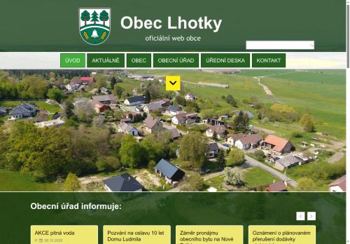 Zobrazit webové stránky Obecní úřad Lhotky