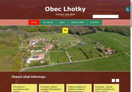 Zobrazit webové stránky Obecní úřad Lhotky
