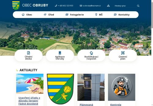 Zobrazit webové stránky Obecní úřad Obruby