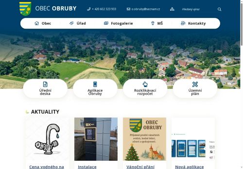 Zobrazit webové stránky Obecní úřad Obruby
