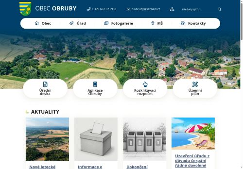 Zobrazit webové stránky Obecní úřad Obruby