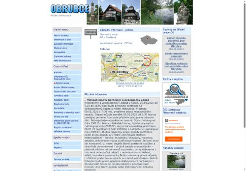 Zobrazit webové stránky Obecní úřad Obrubce