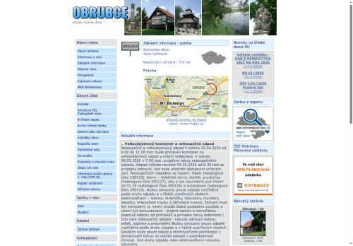 Zobrazit webové stránky Obecní úřad Obrubce