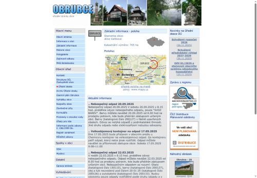 Zobrazit webové stránky Obecní úřad Obrubce