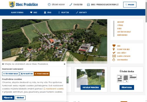 Zobrazit webové stránky Obecní úřad Prodašice