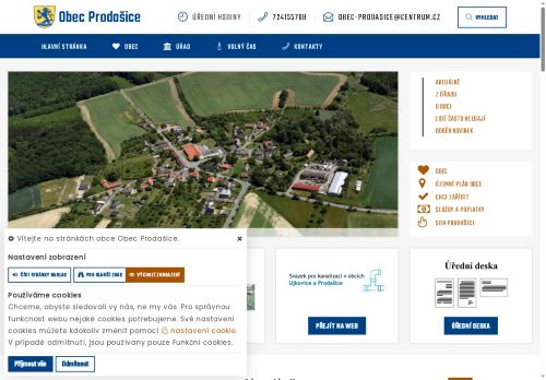Zobrazit webové stránky Obecní úřad Prodašice