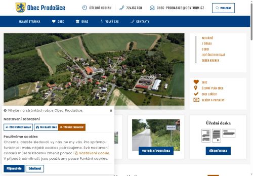 Zobrazit webové stránky Obecní úřad Prodašice