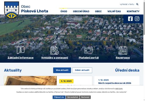 Zobrazit webové stránky Obecní úřad Písková Lhota
