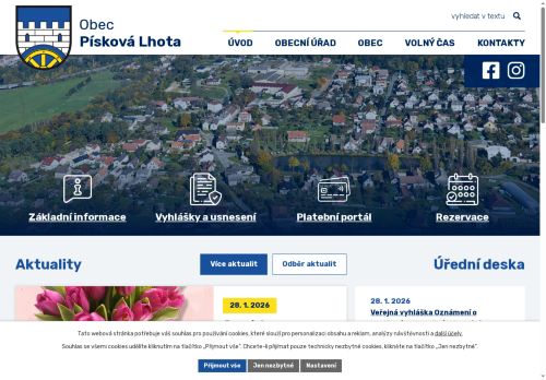 Zobrazit webové stránky Obecní úřad Písková Lhota