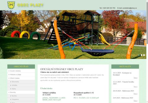 Zobrazit webové stránky Obecní úřad Plazy