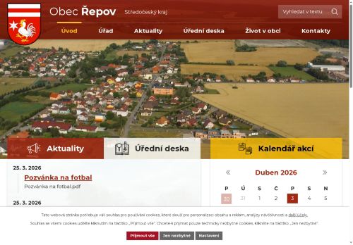 Zobrazit webové stránky Obecní úřad Řepov